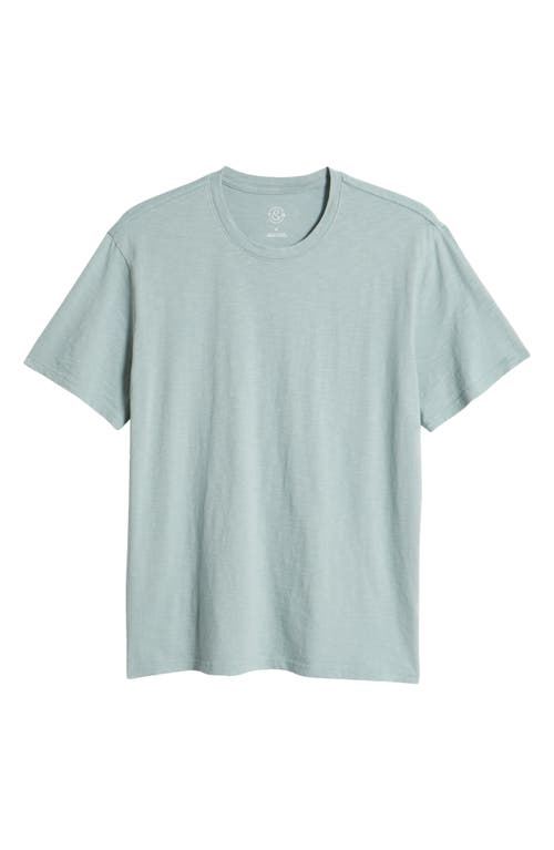 Treasure & Bond Lived In Slub Jersey Crewneck T-shirt In Blue