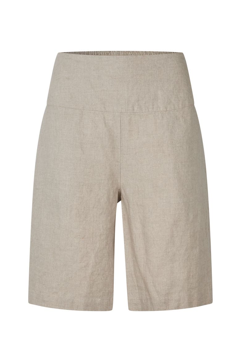Mapinja Smock Waist Linen Shorts, Alternate, color, Natural