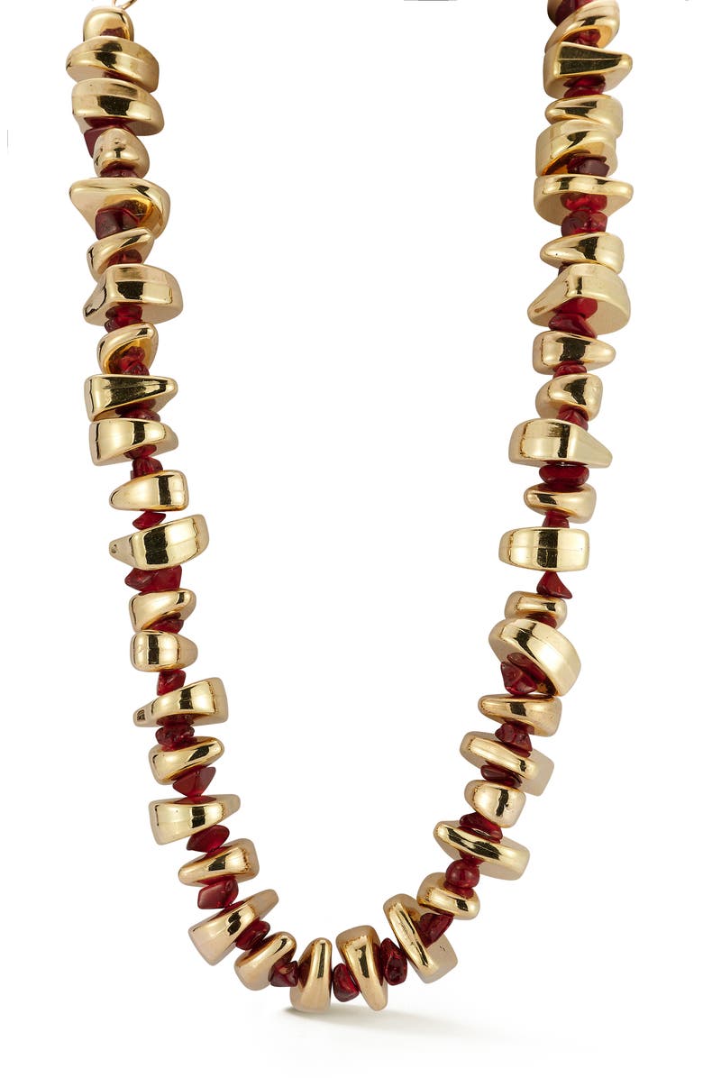 SPHERA MILANO Beaded Necklace, Main, color, Gold