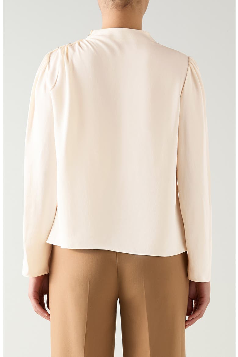 Samantha Button Shoulder Top, Alternate, color, IVORY