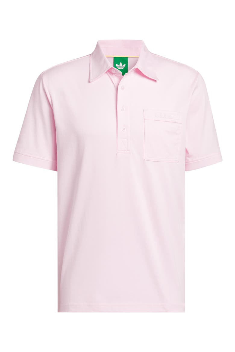 Archive Pocket Golf Polo, Main, color, CLEAR PINK/ CHALK WHITE