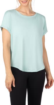 90 DEGREE BY REFLEX Beverly Supersoft 2-Pack Roll Cuff T-Shirt