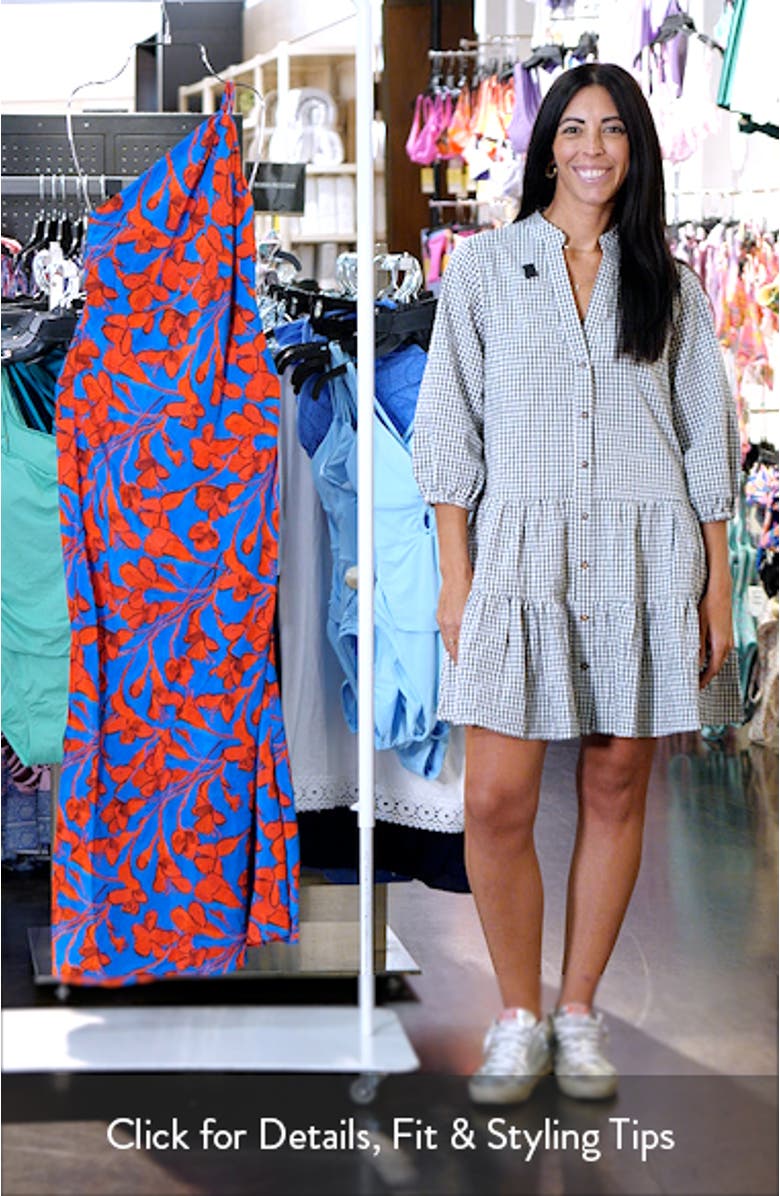 Floral One-Shoulder Maxi Dress, sales video thumbnail