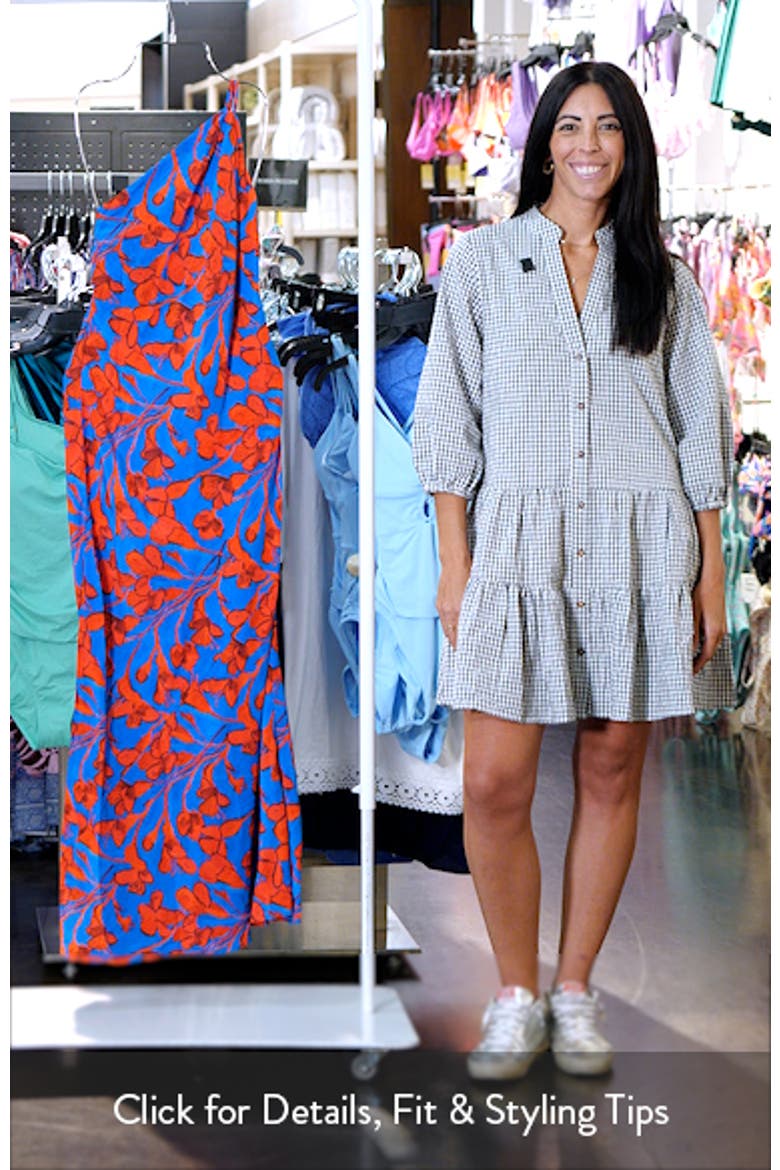 Floral One-Shoulder Maxi Dress video