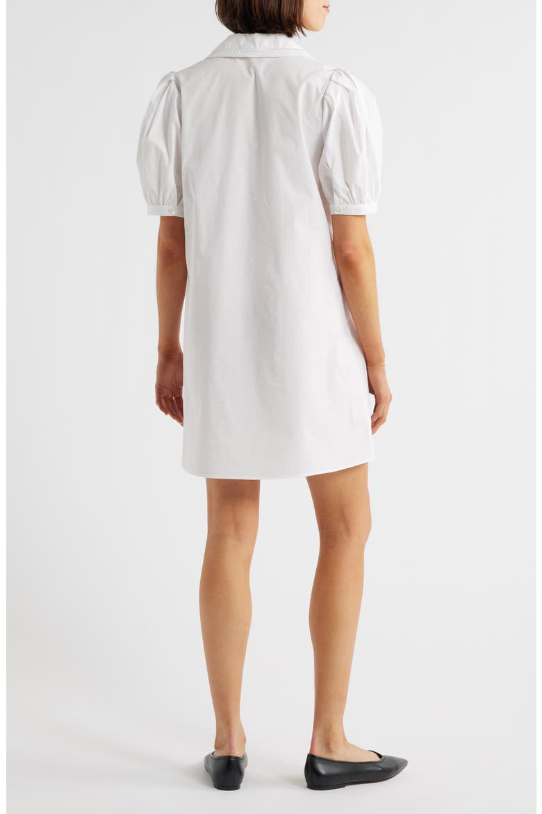 The Sailor Shirtdress, Alternate, color, WHITE
