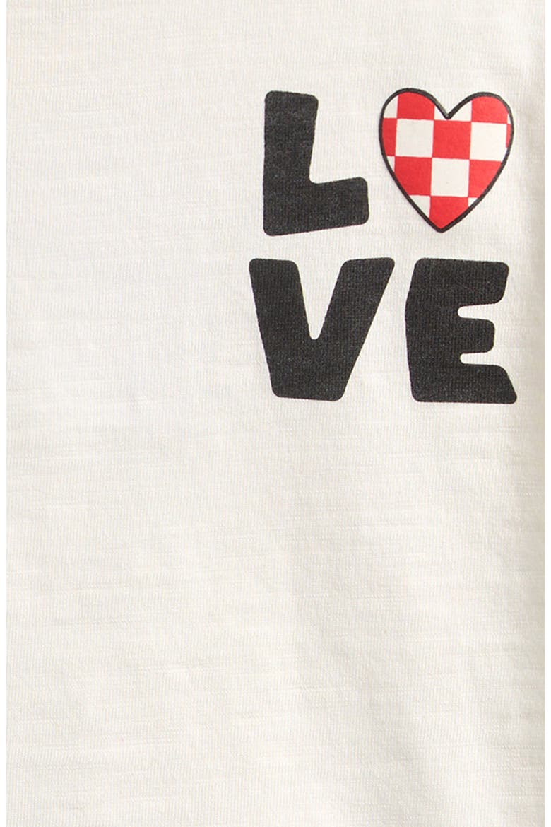Kids' Love Cotton Graphic T-Shirt, Alternate, color, WHITE