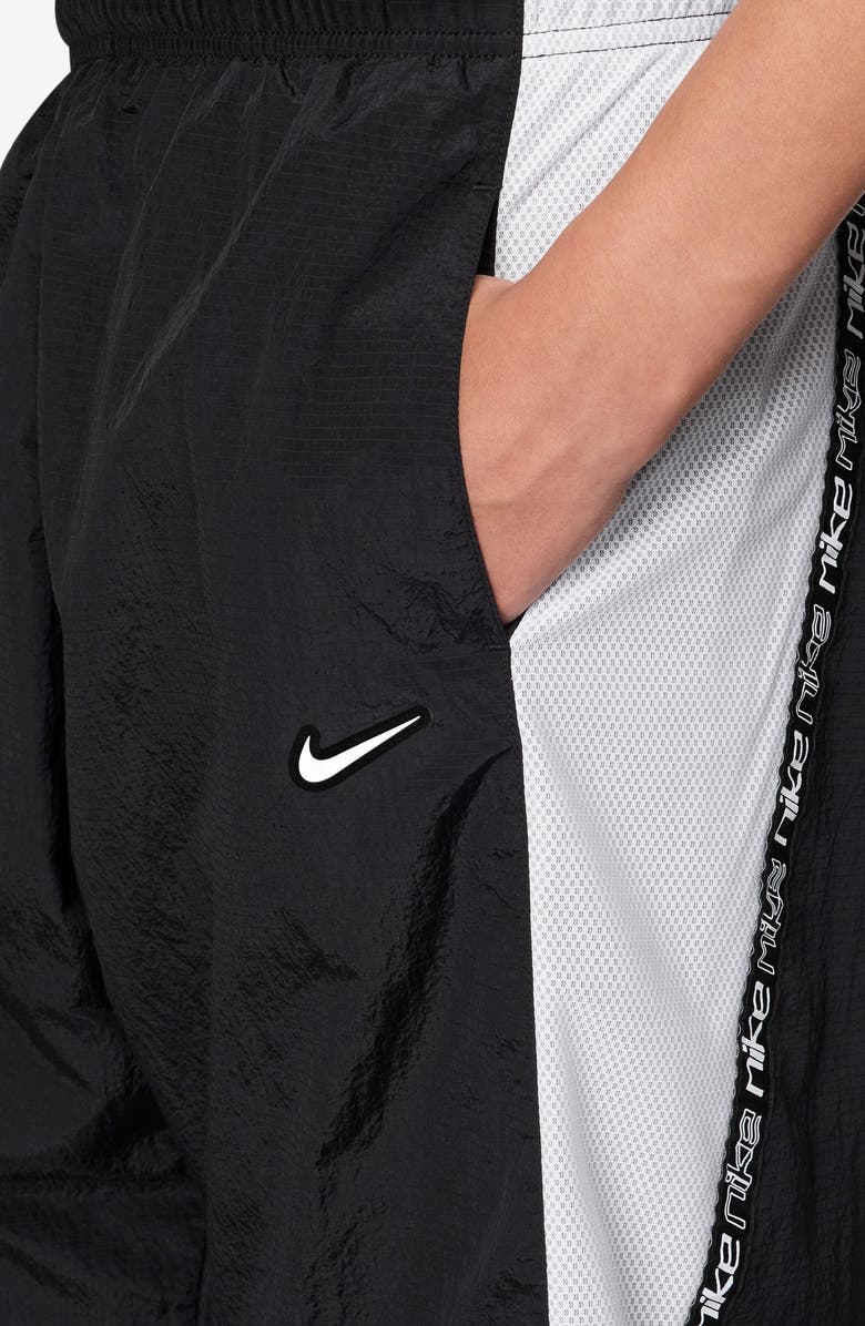 Nike Kids' Woven Dance Pants, Alternate, color, Black/ White/ White