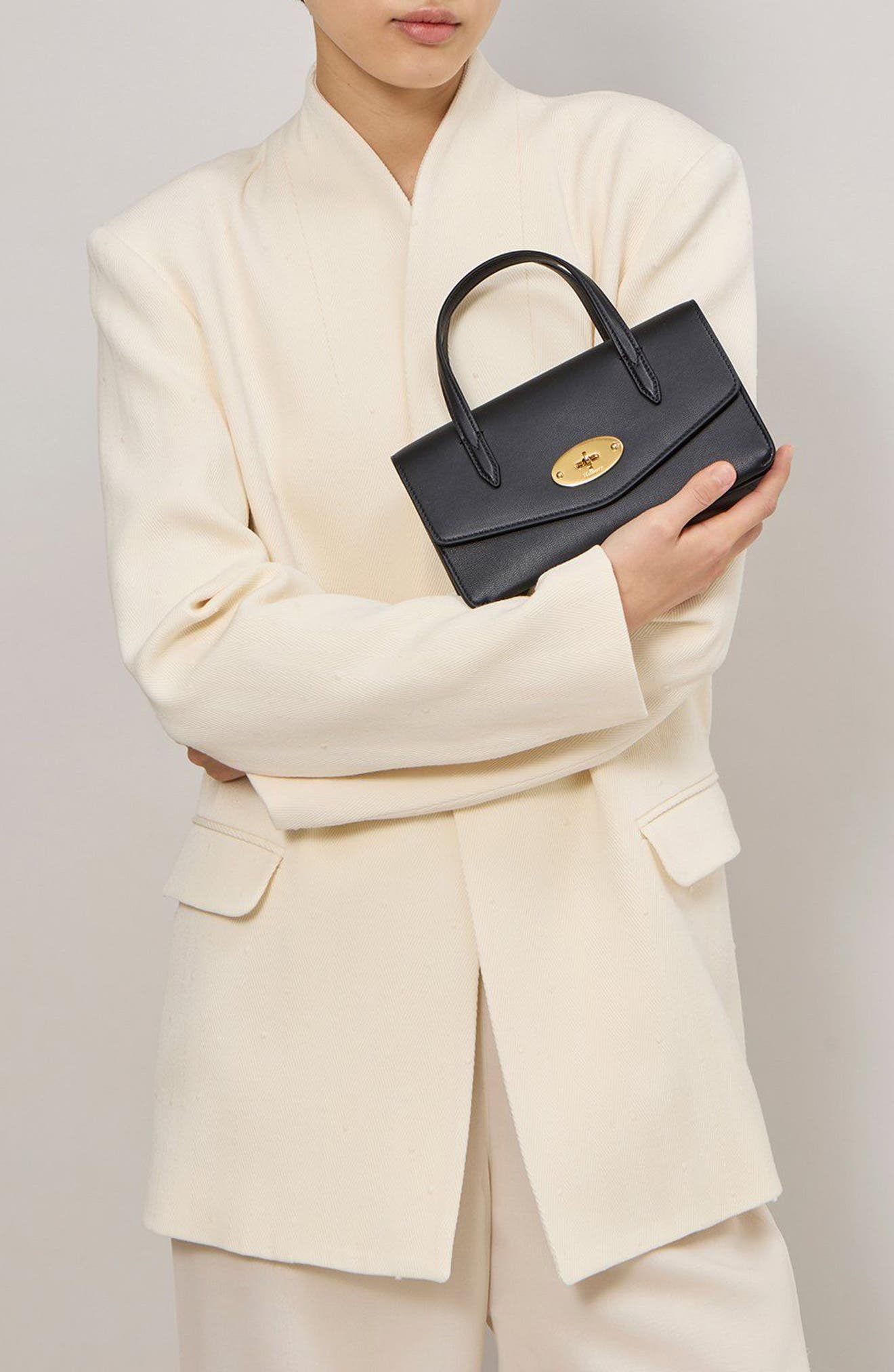 Mulberry Small Darley Leather Top Handle Bag, Alternate, color, 