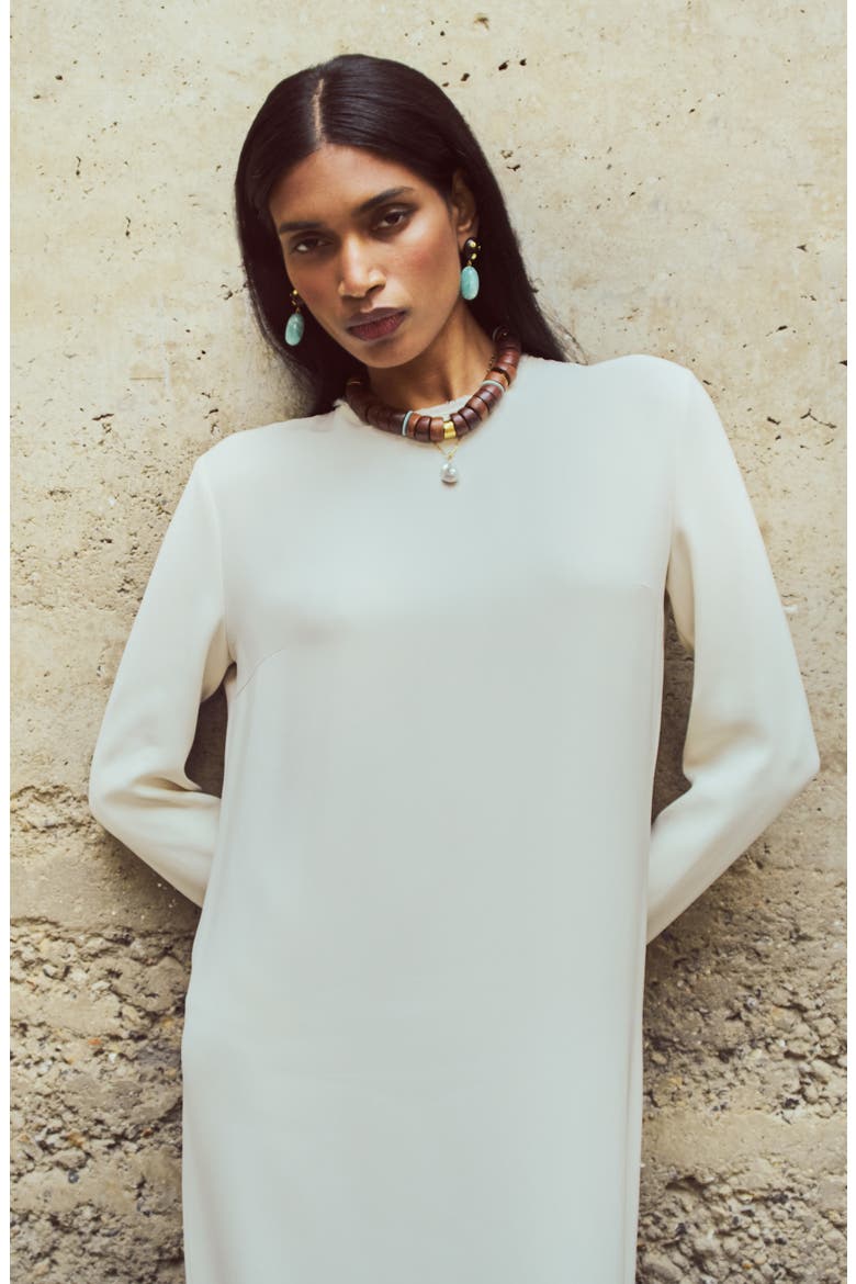 Oasis Baroque Pearl Pendant Necklace, Alternate, color, GOLD/ PEARL