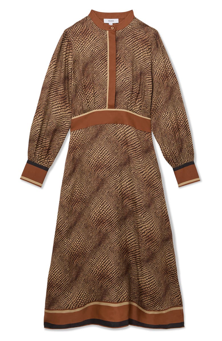 Reiss Leia Long Sleeve Shirtdress, Alternate, color, Neutral