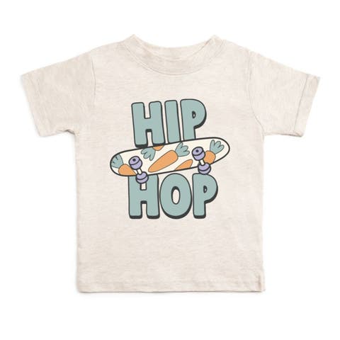 Hip Hop Skateboard Easter Short Sleeve T-Shirt (Baby, Toddler & Little Kid)
