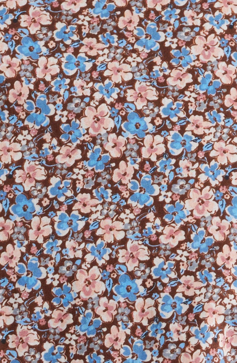 Scott Barber Canclini Regular Fit Floral Cotton Button-Up Shirt, Alternate, color, Blue