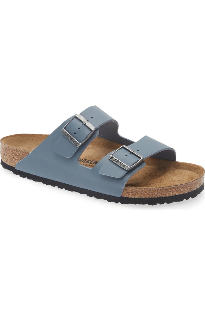 Birkenstock Arizona Birko-Flor Slide Sandal, Main, color, Gray