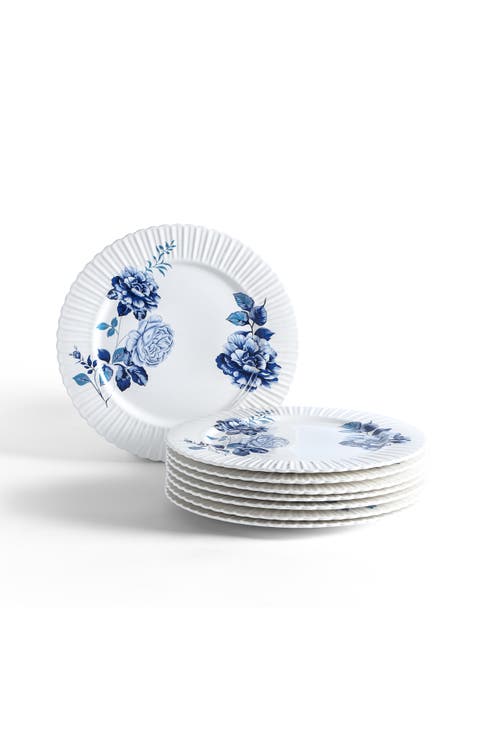 Fiore New Bone China Dinner Plate Set of 8