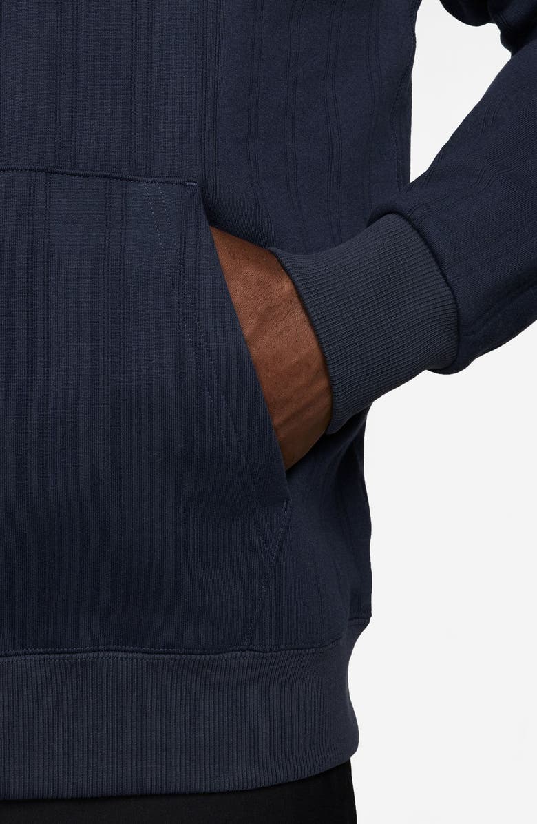 Nike Therma-FIT Oversize Hoodie, Alternate, color, College Navy/ Black