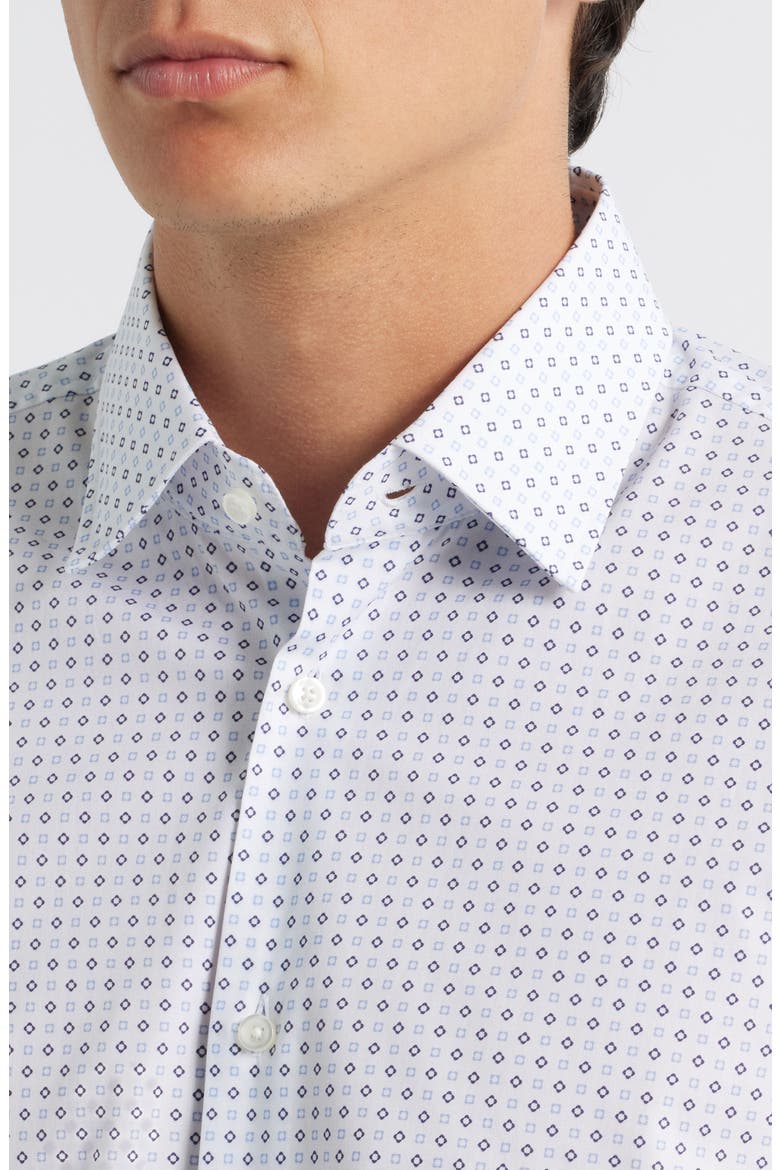 Hank Kent Stretch Cotton Dresss Shirt, Alternate, color, LT PAST/BU