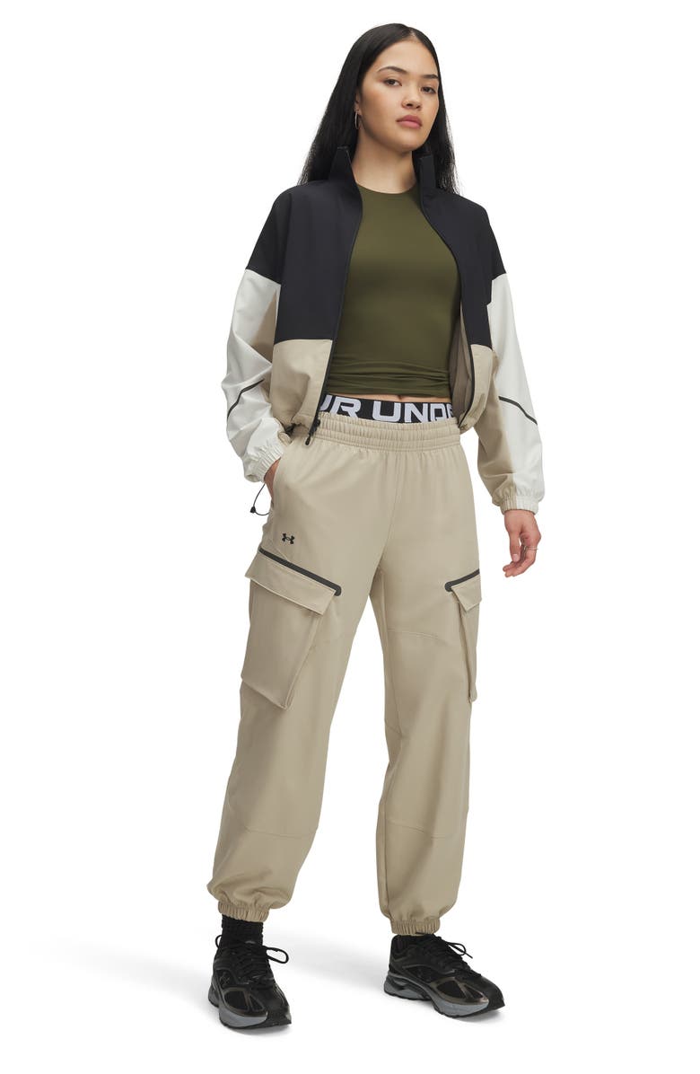 Under Armour Unstoppable Cargo Pants, Alternate, color, City Khaki / / Black