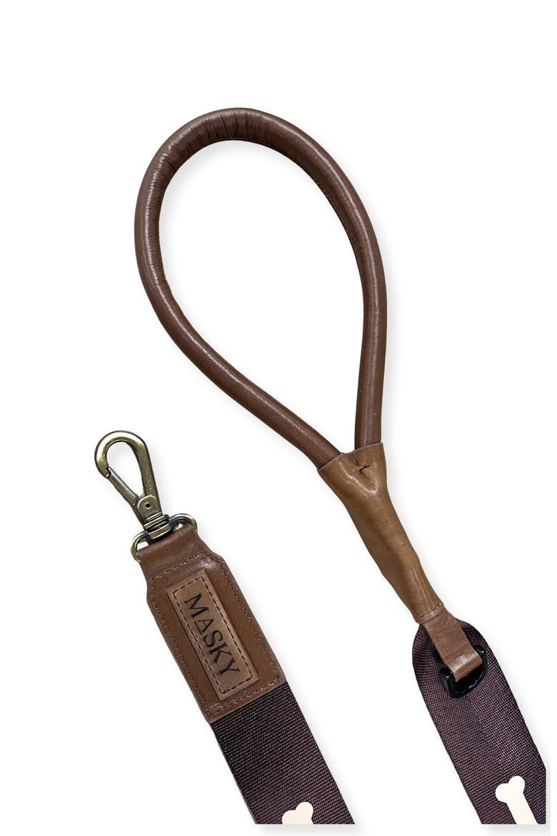 Bone Leash, Alternate, color, Cooper