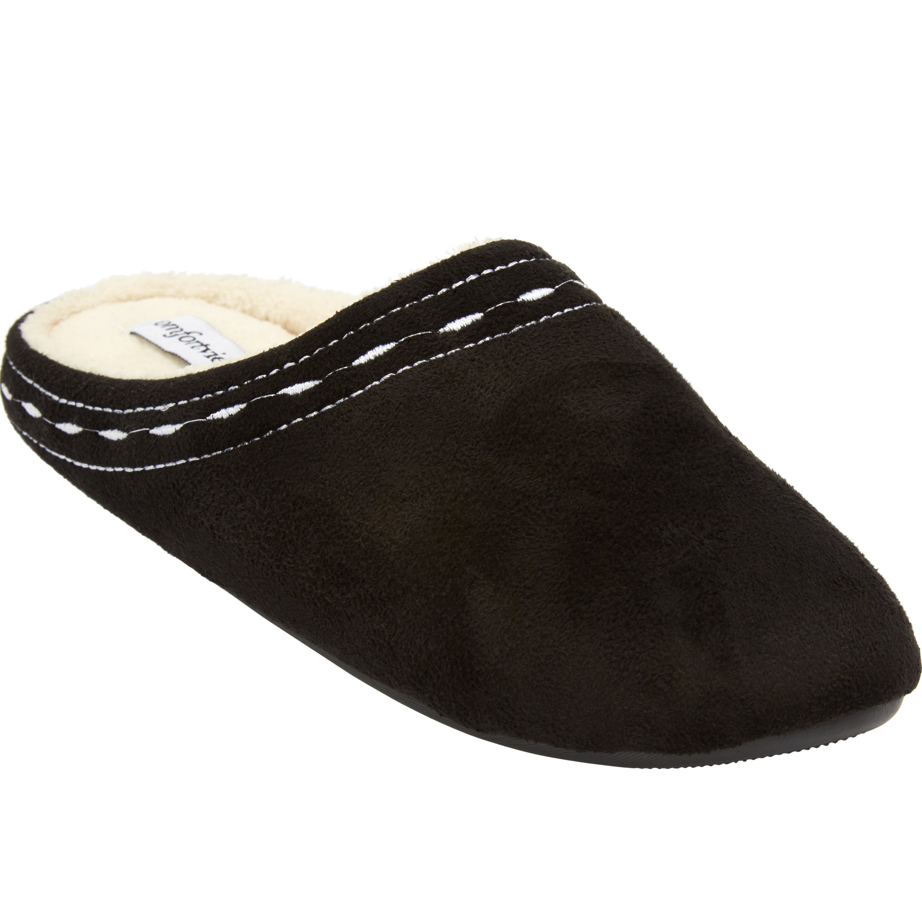 Comfortview The Stitch Clog Slipper, Main, color, Black