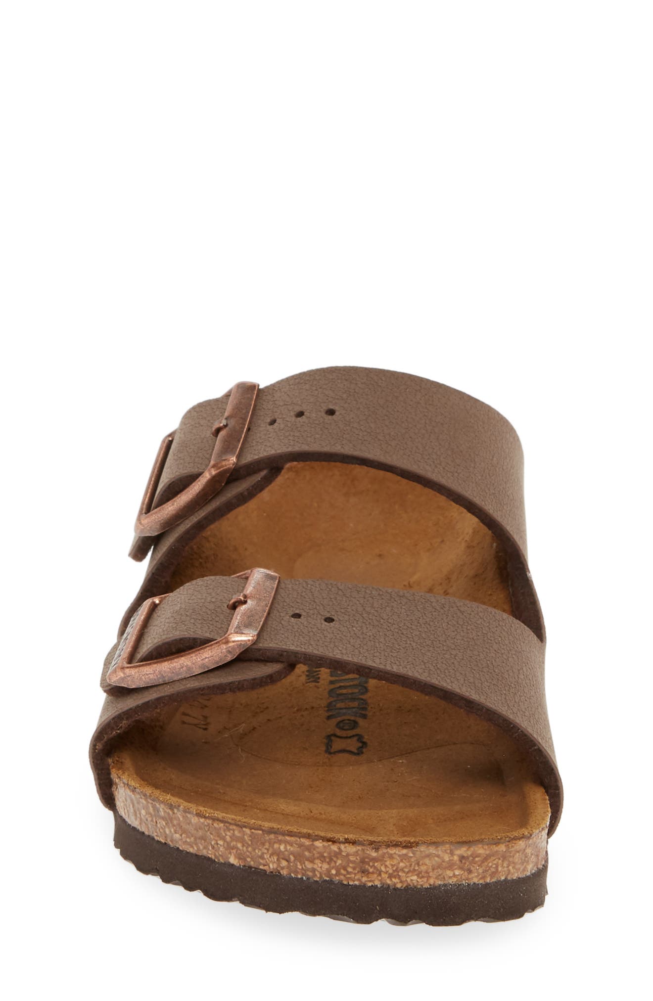 Birkenstock Kids' Arizona Slide Sandal, Alternate, color, Brown