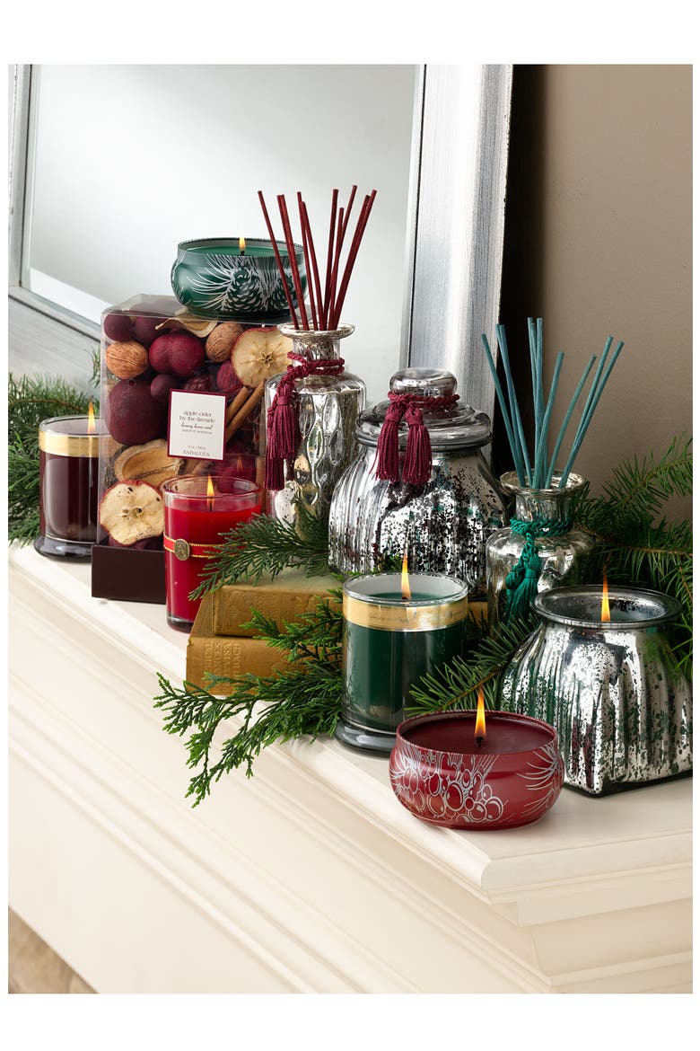 'Smell of Christmas' Candle, Alternate, color, RED