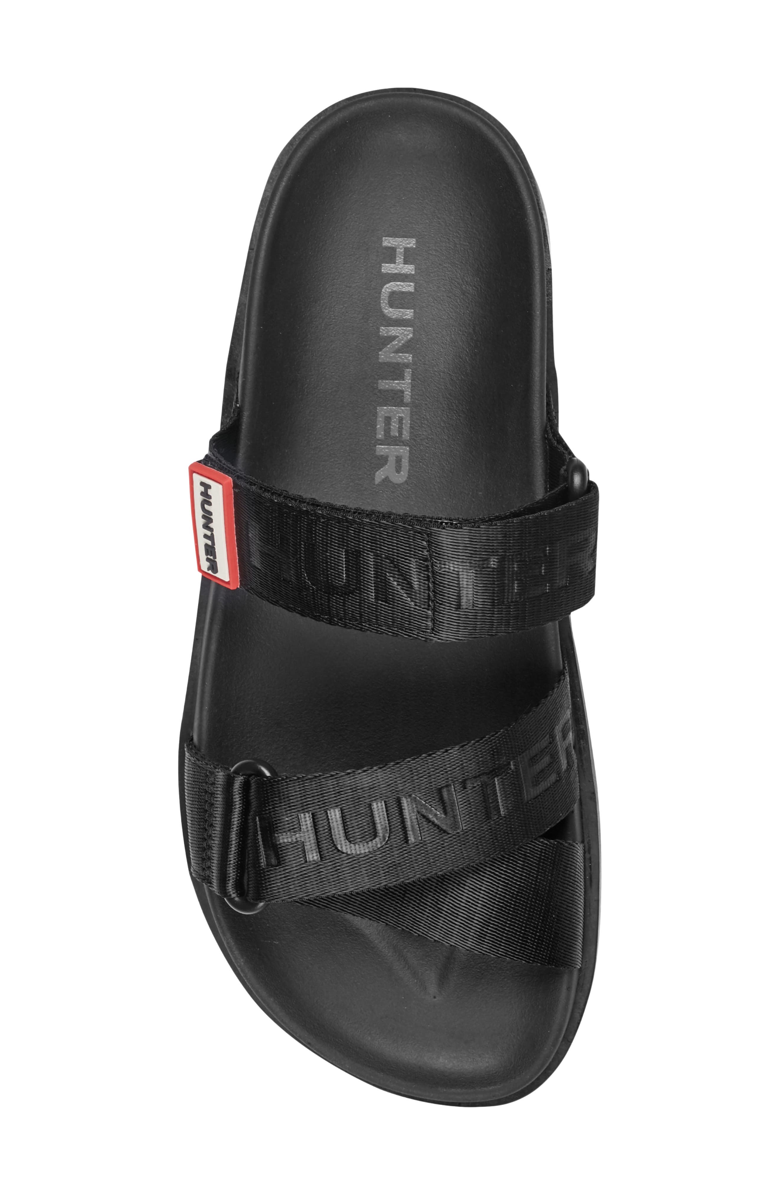 Hunter Rylee Slide Sandal, Alternate, color, Black 001