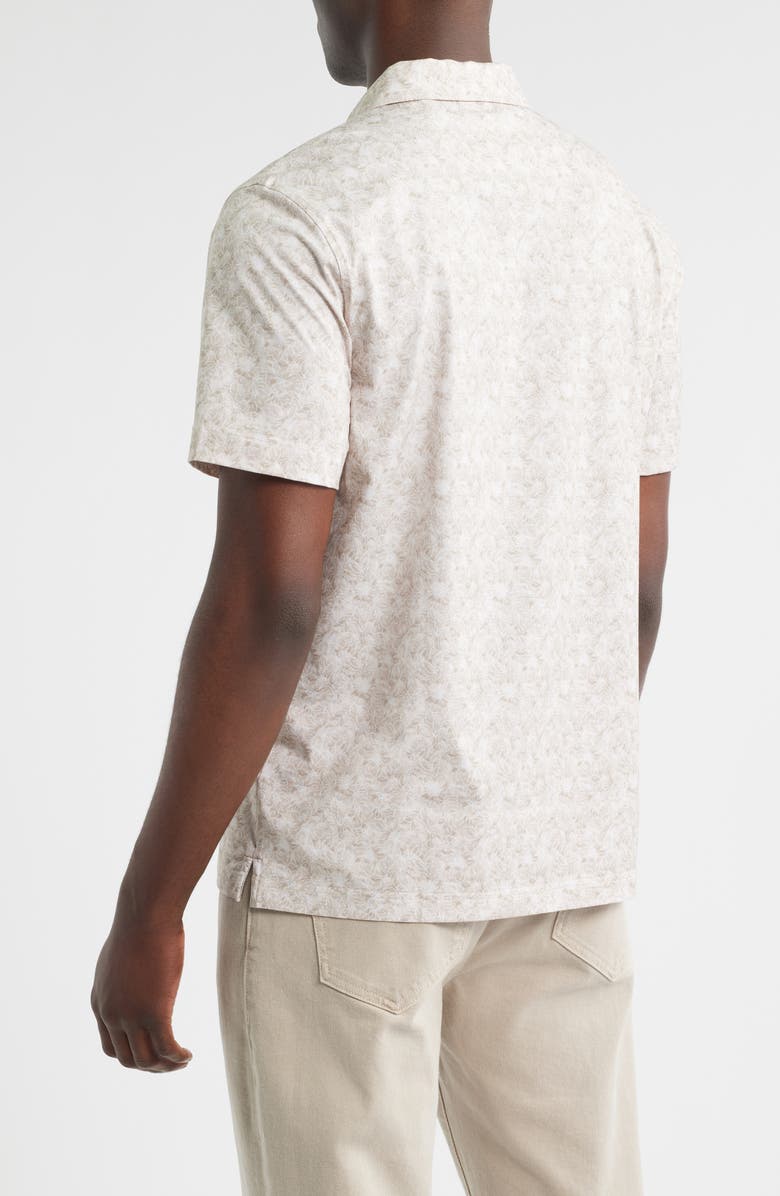 Bugatchi Victor OoohCotton<sup>®</sup> Floral Polo, Alternate, color, Sand