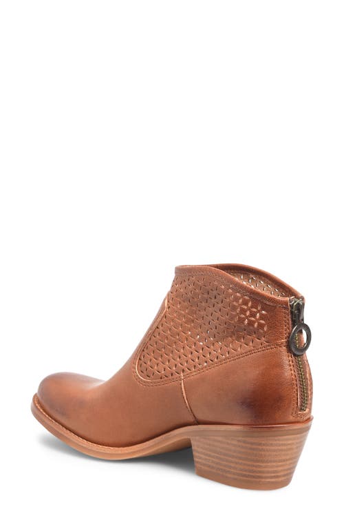 Söfft Aisley Perforated Bootie In Brown