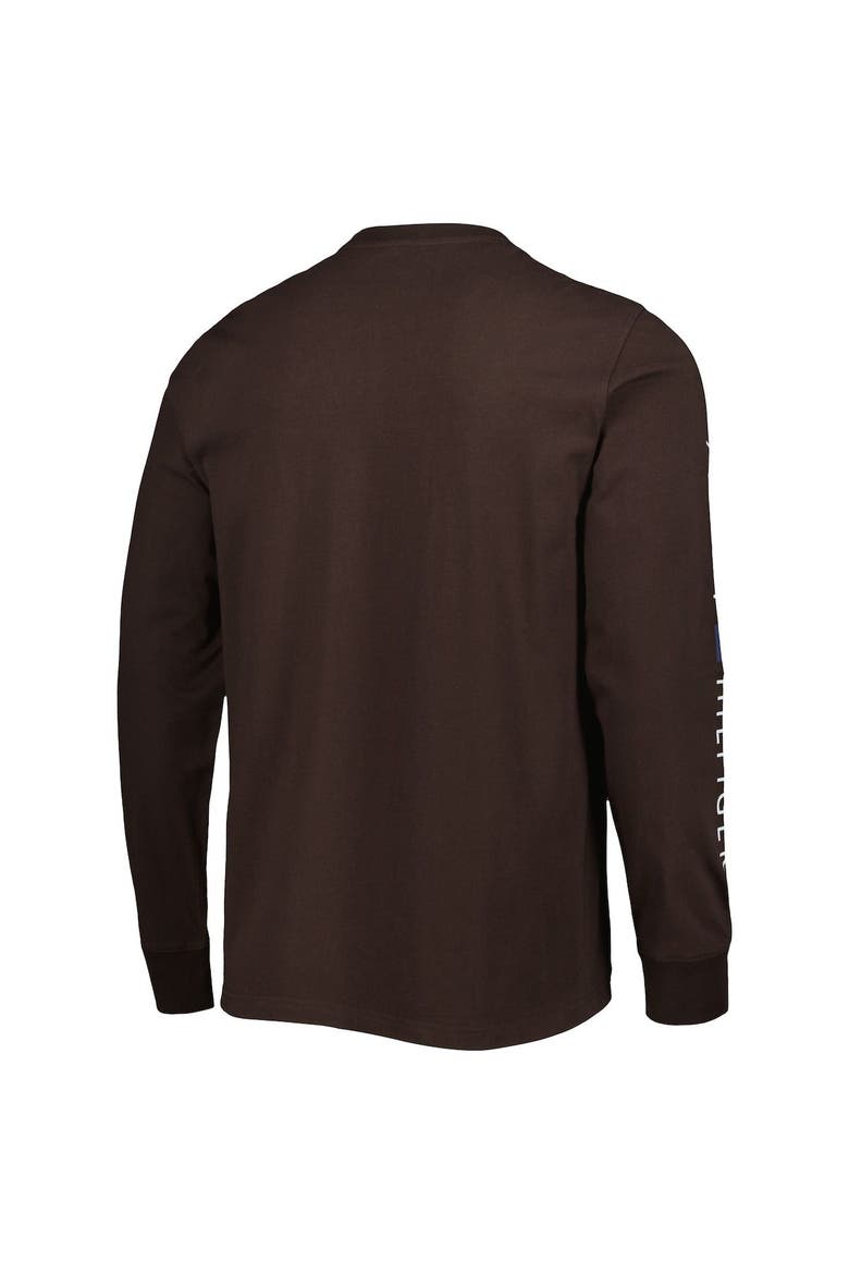 Men's Tommy Hilfiger Brown Cleveland Browns Peter Team Long Sleeve T-Shirt, Alternate, color, Brown