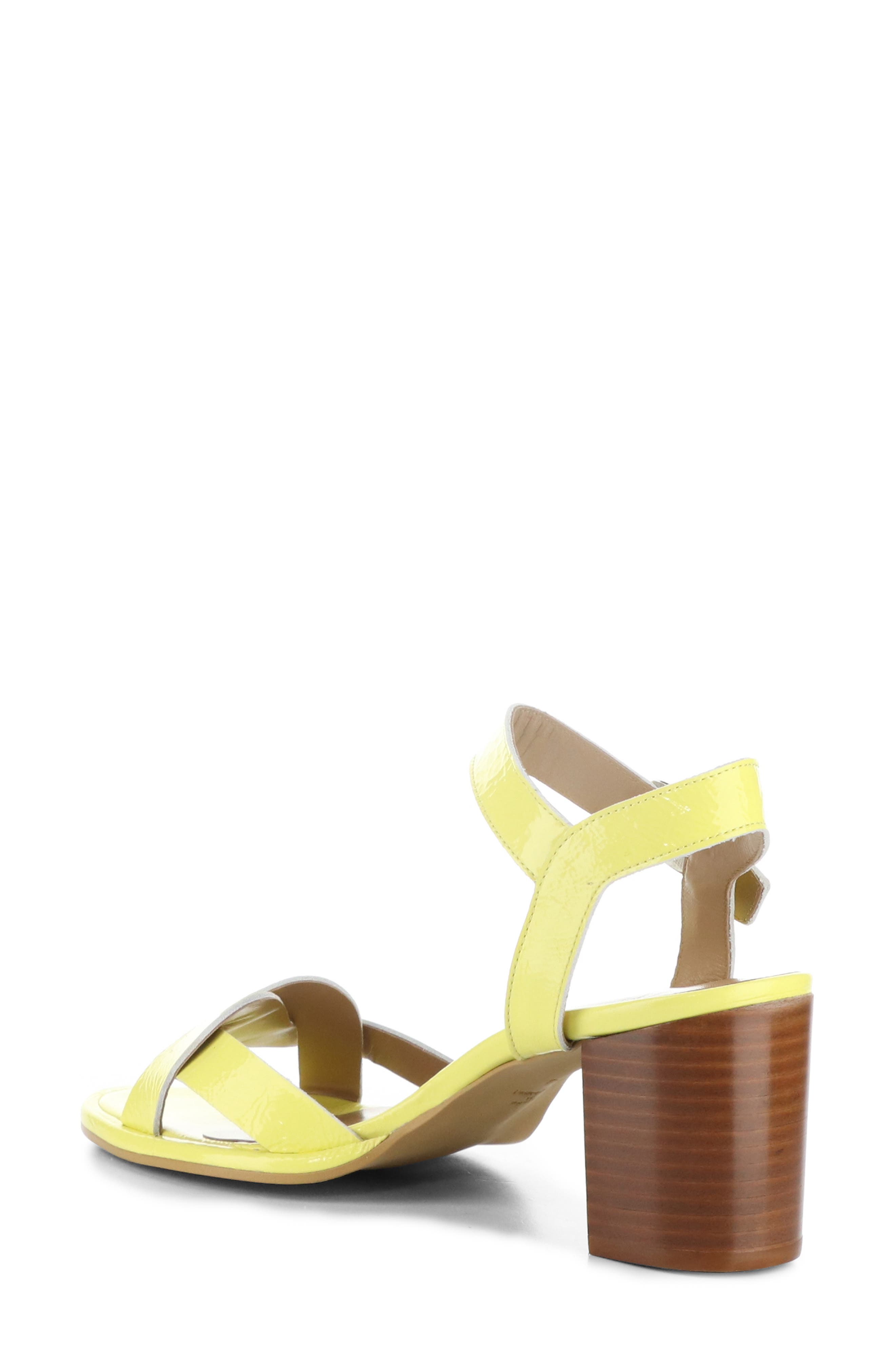 Fly London Moji Ankle Strap Sandal, Alternate, color, Lemon
