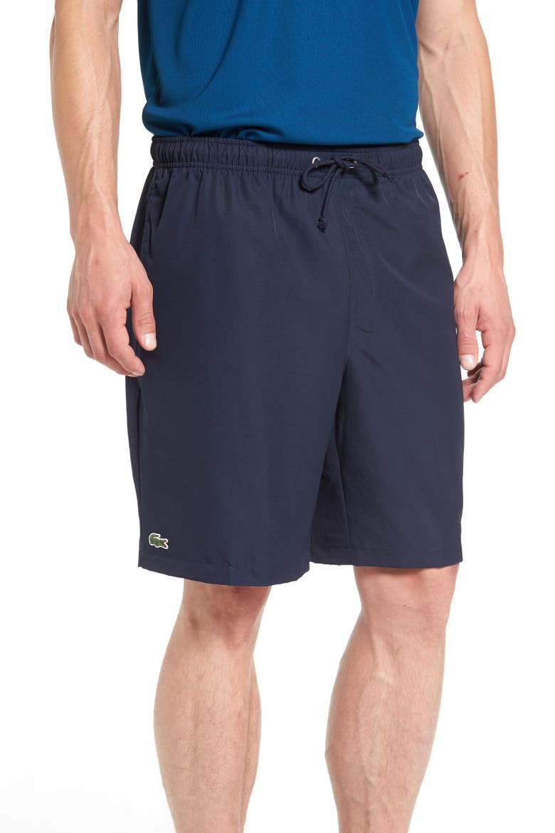 'Sport Diamante' Drawstring Athletic Shorts, Alternate, color, 166 NAVY BLUE