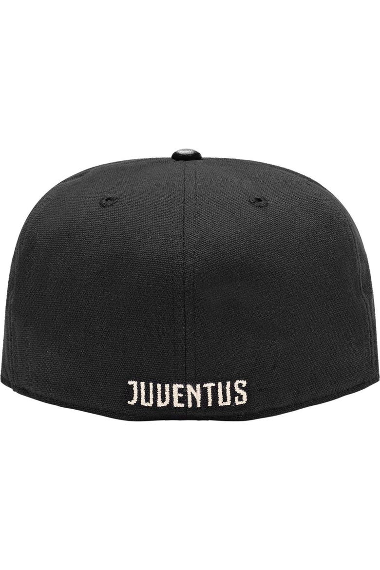 Men's Black Juventus Swatch Fitted Hat, Alternate, color, Black