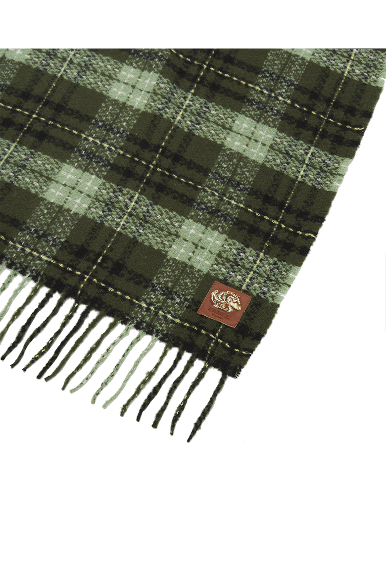 Cathy Green Boucle Scarf, Alternate, color, Emerald Green