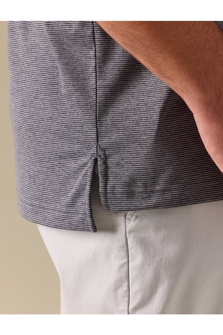 Big & Tall St. Jean Striped Sankaty Polo Shirt V2, Alternate, color, STP BLACK AND WHITE