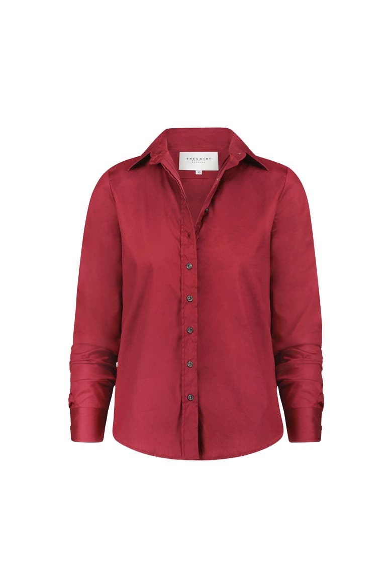 The Icon Shirt, Alternate, color, Burgundy