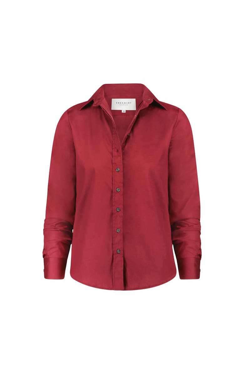 The Shirt by Rochelle Behrens The Icon Shirt, Alternate, color, Burgundy