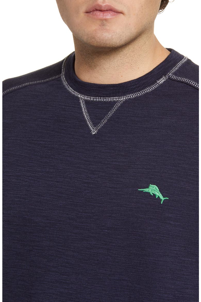Tomma Bahama Tobago Bay Crewneck Sweatshirt, Alternate, color, OCEAN DEEP