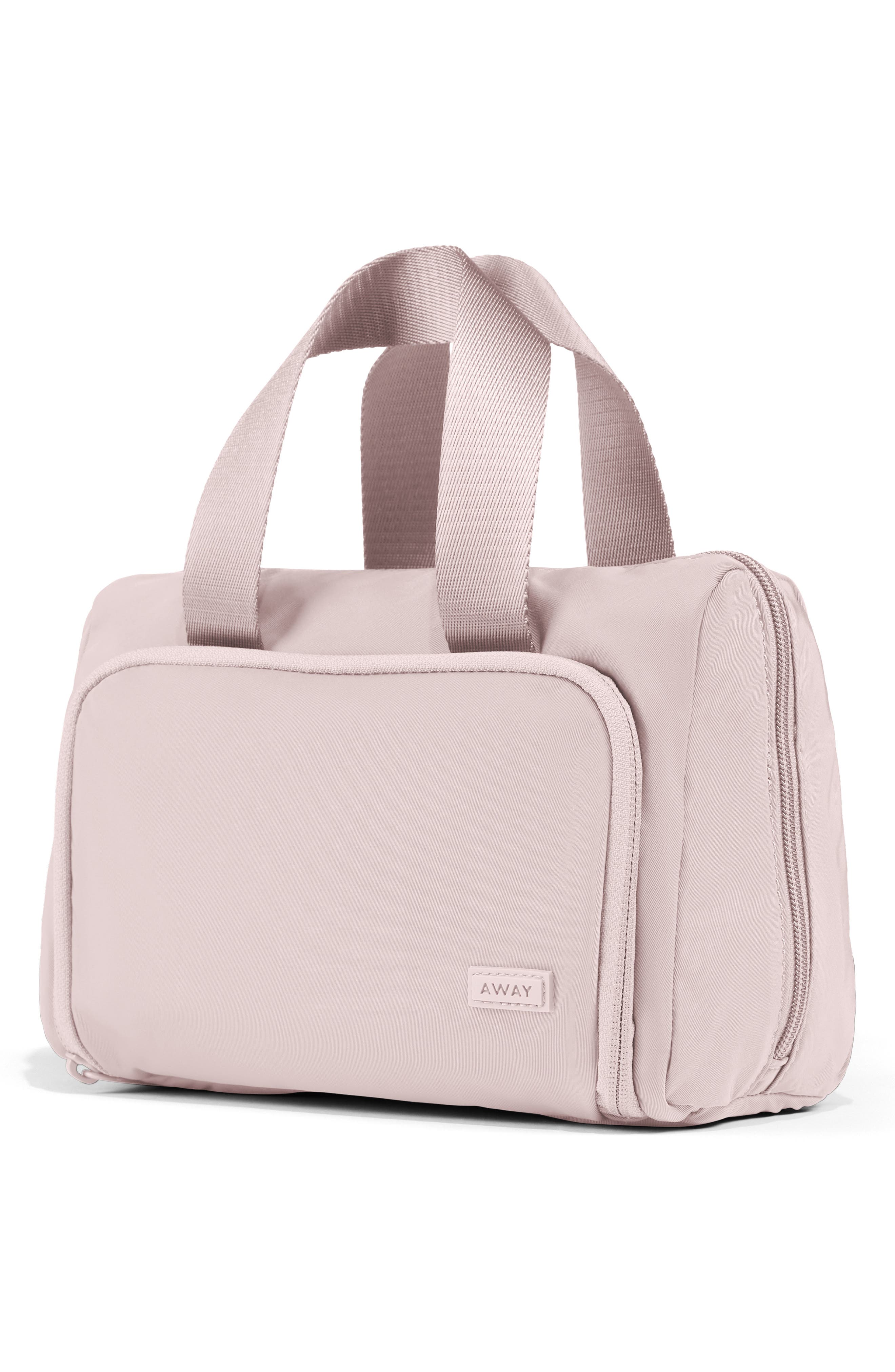 Featherlight Cosmetics Bag, Alternate, color, BLUSH PINK