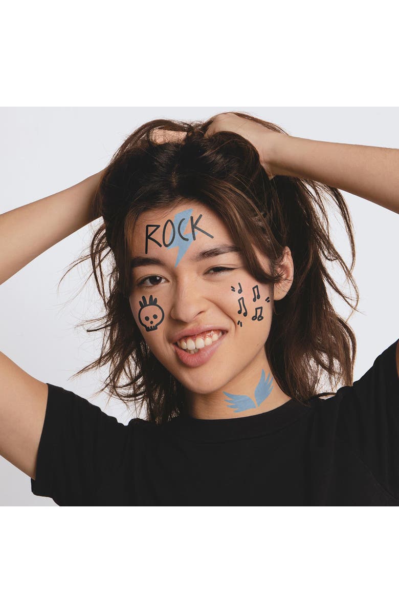 nailmatic Tattoo Pen Set For Kids, Alternate, color, Rock