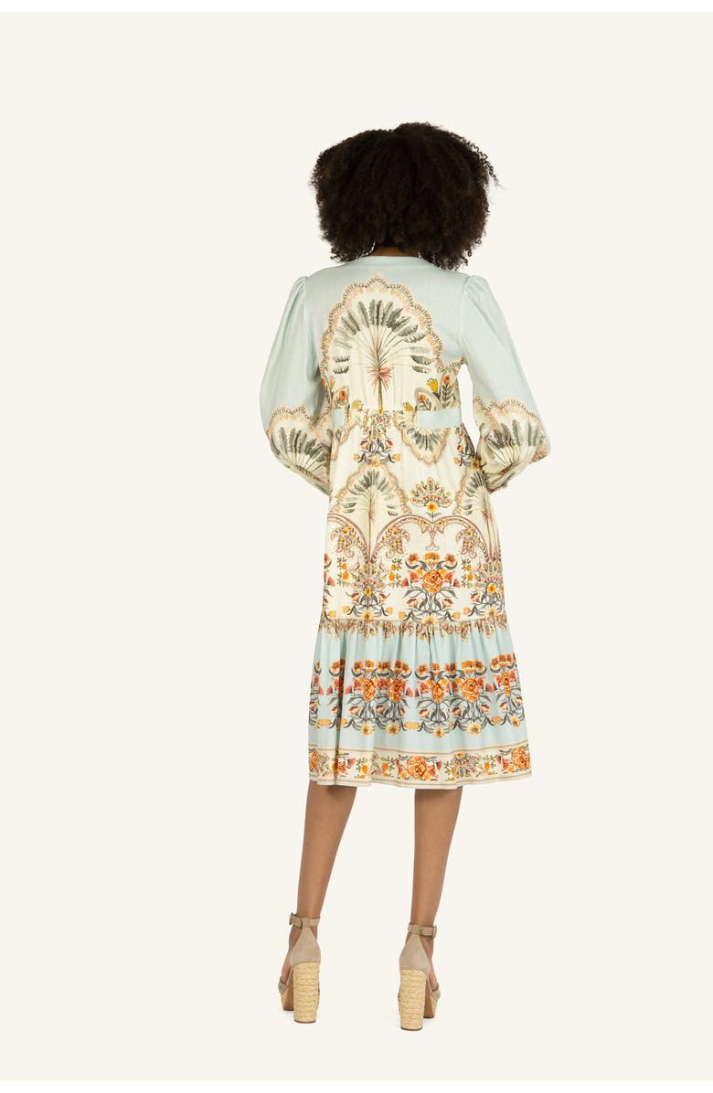 Super Natural by Secret Mission Sia Dress, Alternate, color, Light Blue Tropical Print
