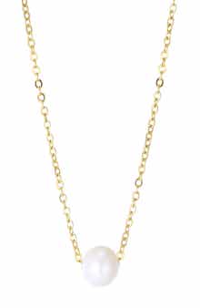 Adornia Freshwater Pearl Pendant Necklace
