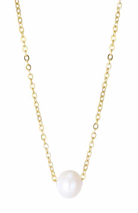 Adornia Freshwater Pearl Pendant Necklace