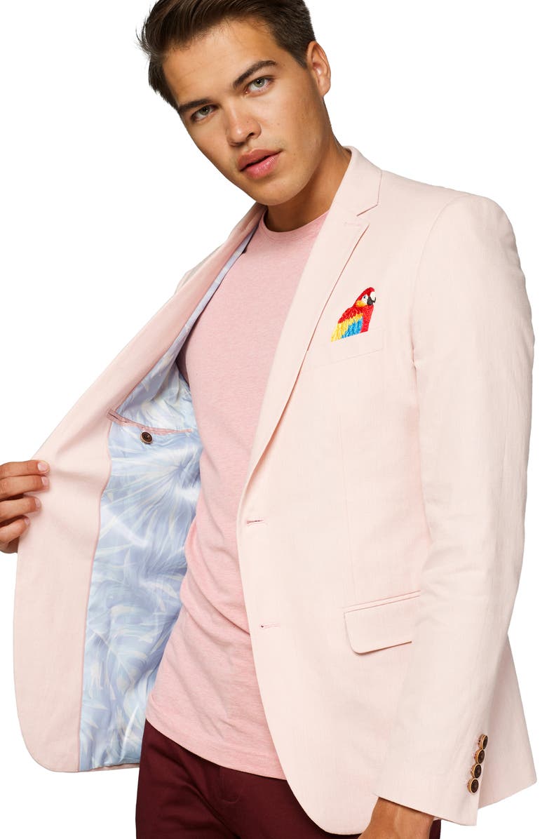 OppoSuits Deluxe Tropical Bird Embroidered Sport Coat, Alternate, color, 