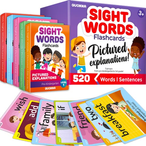 Sight Words and Learning Flash Cards for Kids