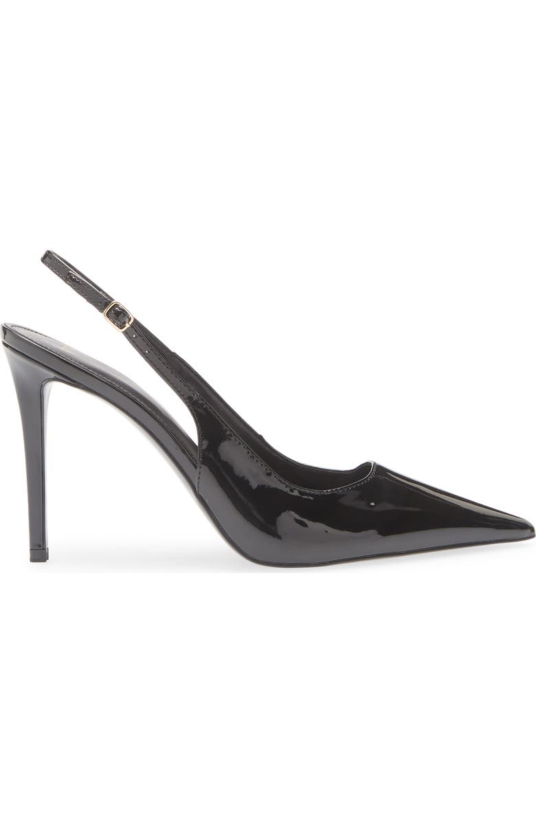MANGO Pietra Slingback Pointed Toe Pump, Alternate, color, Black