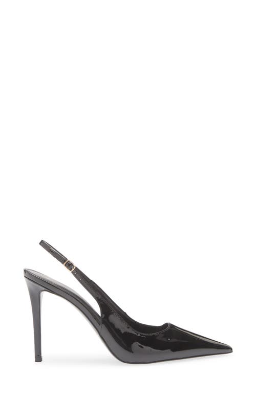 Mango Pietra Slingback Pointed Toe Pump In Black