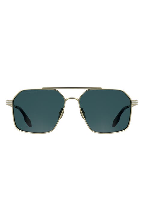 61mm Aviator Sunglasses