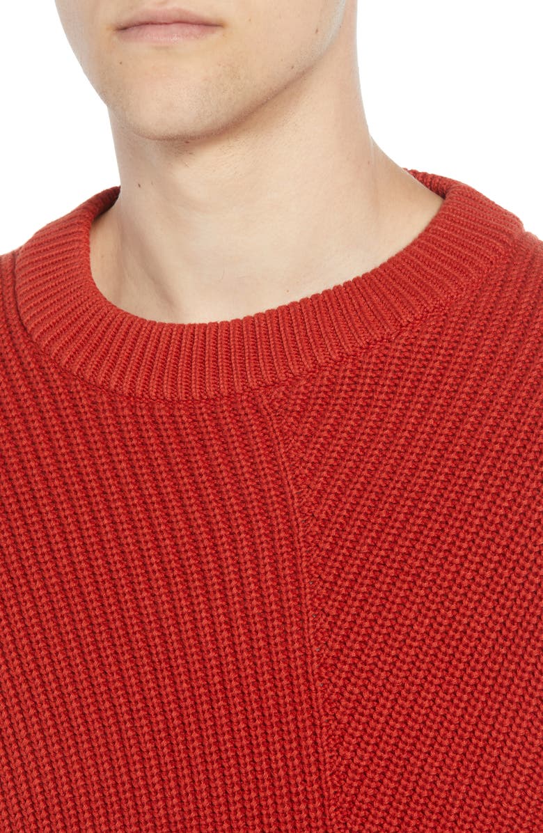 French Connection Asymmetrical Colorblock Sweater, Alternate, color, 