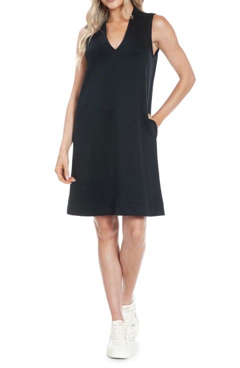 Sleeveless Scuba Knit Minidress