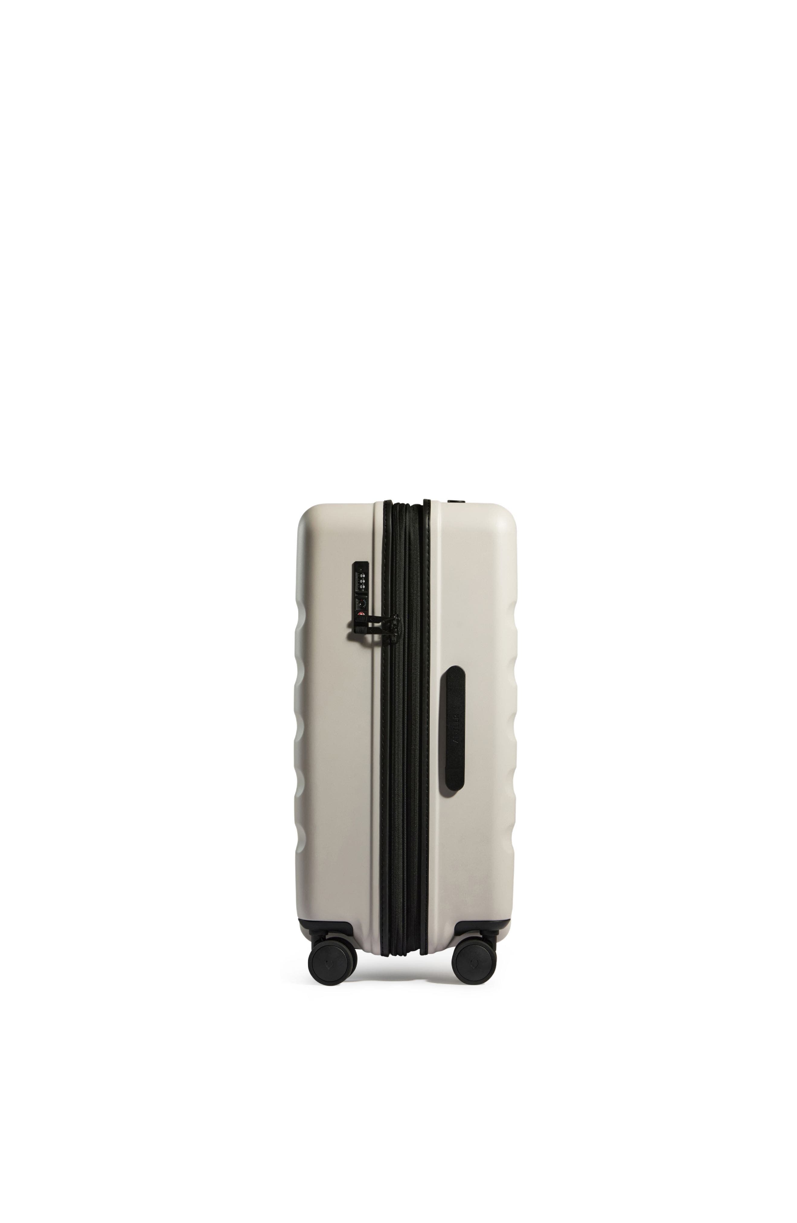 ANTLER Icon Stripe Medium Suitcase, Alternate, color, Taupe